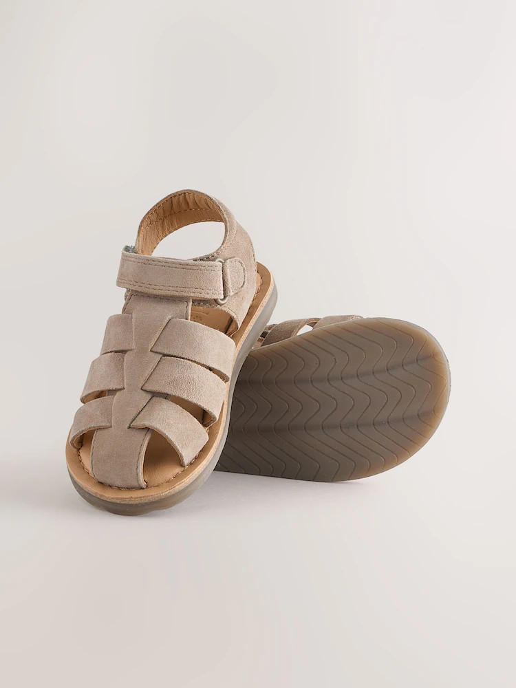 Neutral Leather Fisherman Sandals | Next US
