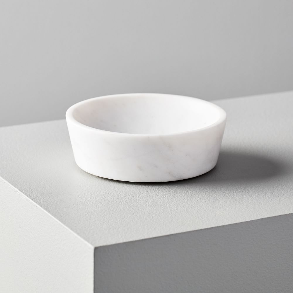 Foundations White Marble Bowls | West Elm (US)
