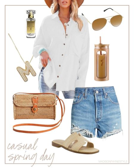 Amazon Spring Outfit ☀️ perfect for a casual day! The linen top fits oversized on its own, denim shorts fit tts

Amazon, amazonstyle, amazonfashion, amazonfinds, amazonoutfit, amazonshorts, amazontop, Madison Payne

#LTKSeasonal #LTKfindsunder50 #LTKstyletip