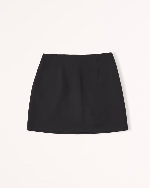 Women's Menswear Mini Skort | Women's New Arrivals | Abercrombie.com | Abercrombie & Fitch (US)