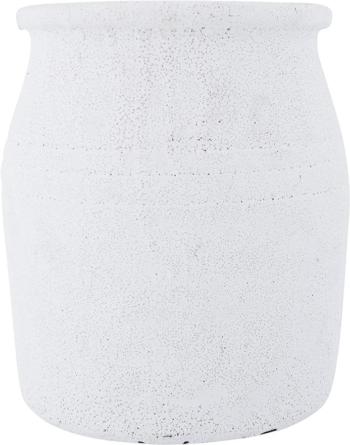 7" H Decorative Coarse Terracotta Crock with Distressed Volcano Glaze (Each one Will Vary) | Amazon (US)