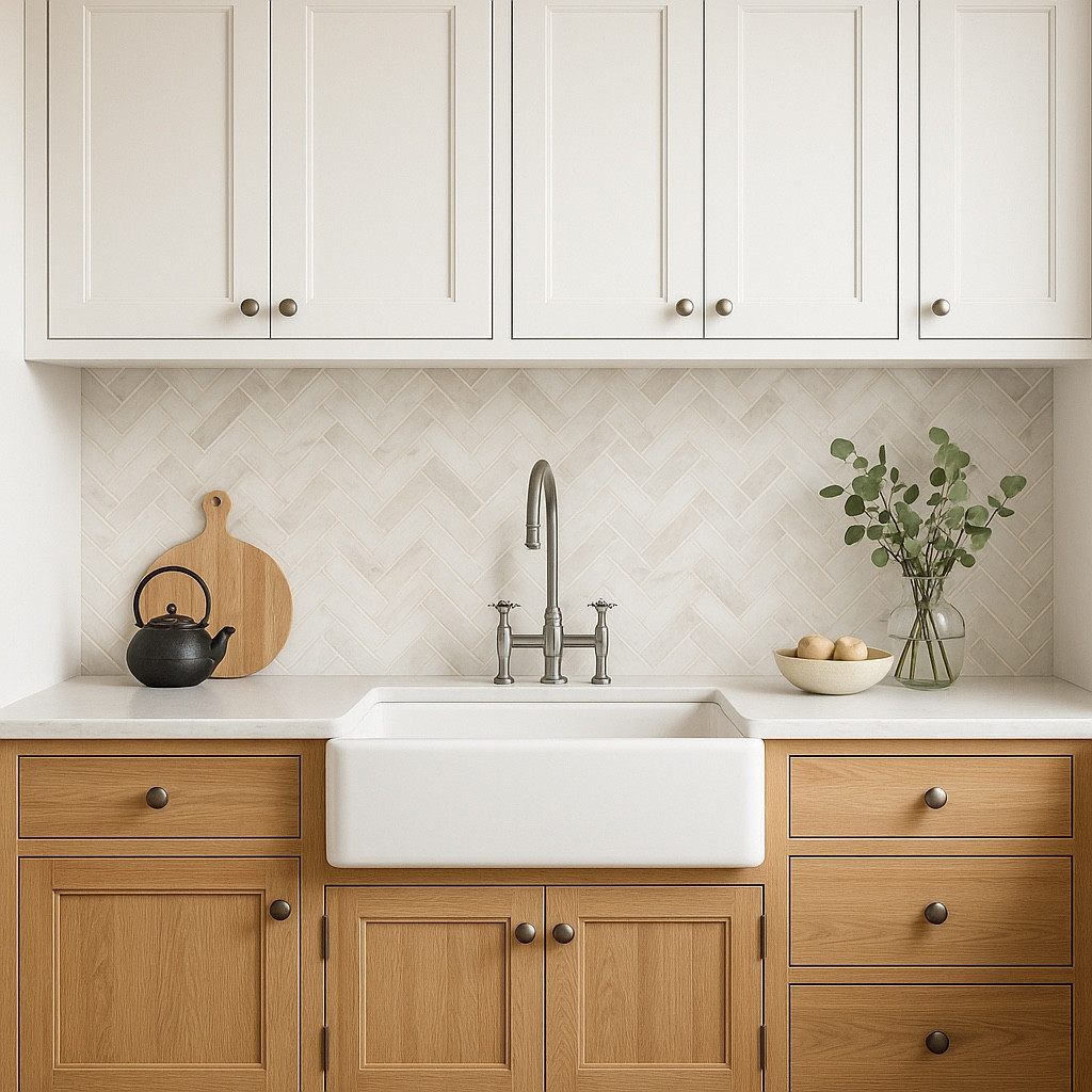 Angora Herringbone Mosaic Tile features a refined herringbone design with soft white and warm beige tones for an elegant marble look
Durable: High-quality marble construction ensures long-lasting strength and beauty
Finish: Polished surface enhances the natural veining while providing a sleek, sophisticated appearance
Easy DIY: Mesh-mounted backing allows for quick and seamless installation, perfect for DIYers and professionals
Versatility: Suitable for kitchen backsplashes, feature walls, shower surrounds, bathroom accents, and decorative areas
Water-Resistant: Naturally moisture-resistant, making it an excellent choice for wet areas like bathrooms and kitchens
Easy Maintenance: Sealing recommended to protect against stains and moisture while preserving the marble's natural beauty
Natural Stone: Made from premium-quality marble, offering unique veining and organic variations
Herringbone Pattern: Adds movement and depth while maintaining timeless appeal
Frost Resistant: Suitable for indoor installations, ensuring long-lasting beauty in various climates
GREENGUARD Certified: Promotes healthier indoor air quality, making it safe for homes and schools

#LTKStyleTip #LTKHome #LTKSaleAlert