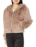 The Drop Women's Sloane Faux Fur Zip Front Hooded Bomber Jacket | Amazon (US)