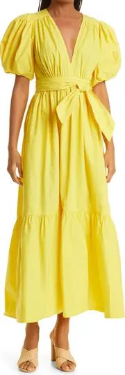 Larykyn Puff Sleeve Cotton Dress | Nordstrom