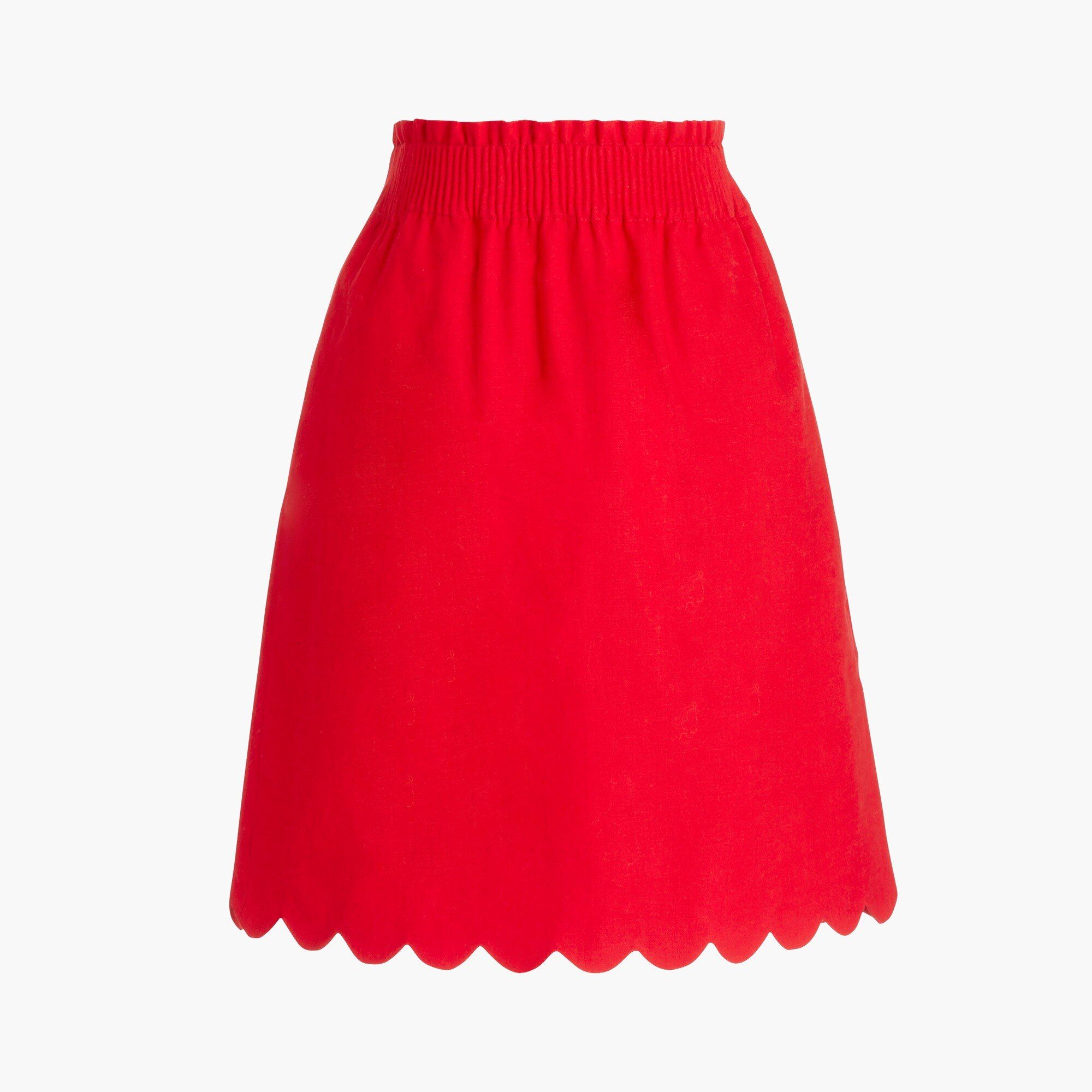 Scalloped sidewalk skirt | J.Crew Factory