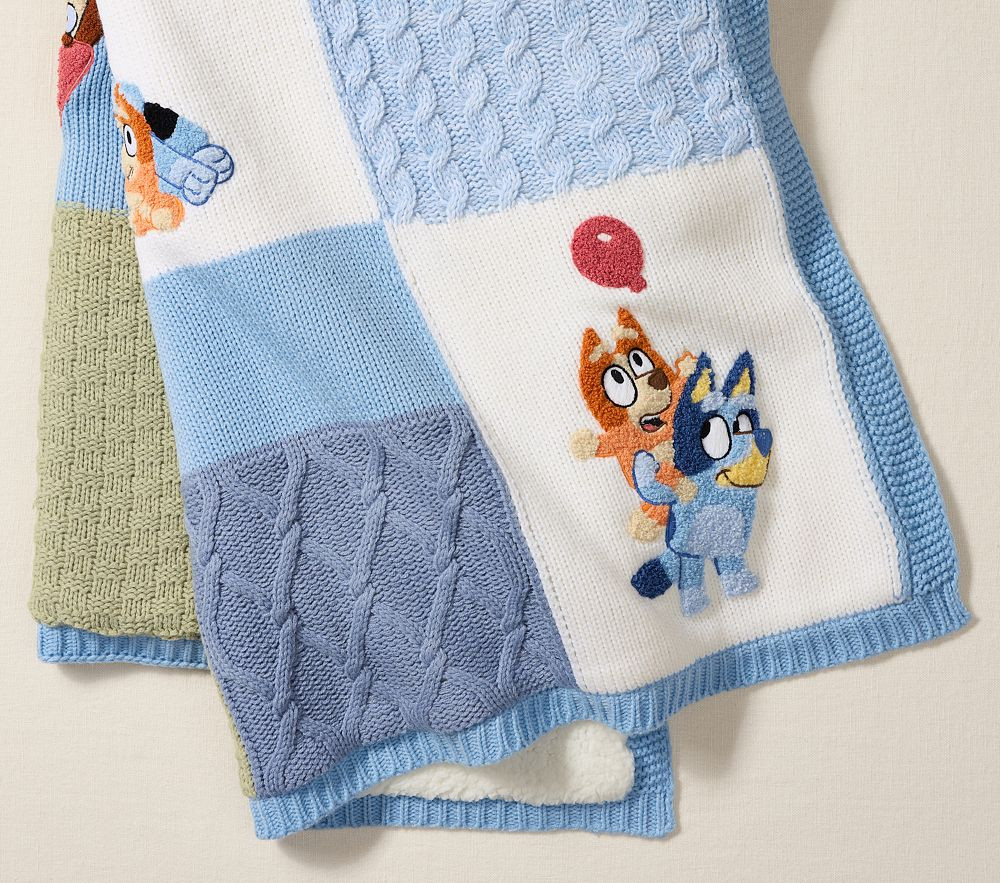 <i>Bluey</i> Heirloom Toddler Blanket | Pottery Barn Kids