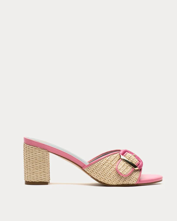 Taylor Buckle Heel - Pink | Frances Valentine