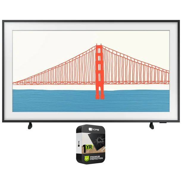 Samsung QN65LS03AA 65 Inch The Frame QLED 4K Smart TV (2021) Bundle with Premium Extended Warrant... | Walmart (US)