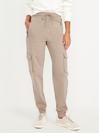 High-Waisted Dynamic Fleece Cargo Joggers | Old Navy (US)