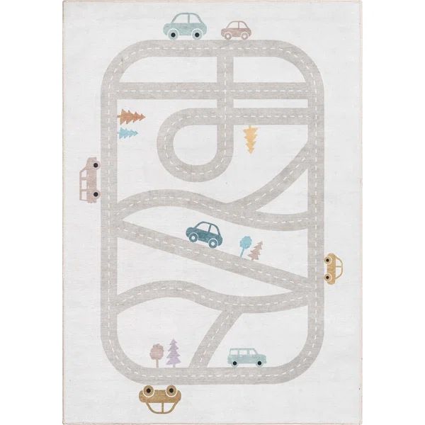 Well Woven Kids Rugs Playful Roads Grey Area Rug | Wayfair North America
