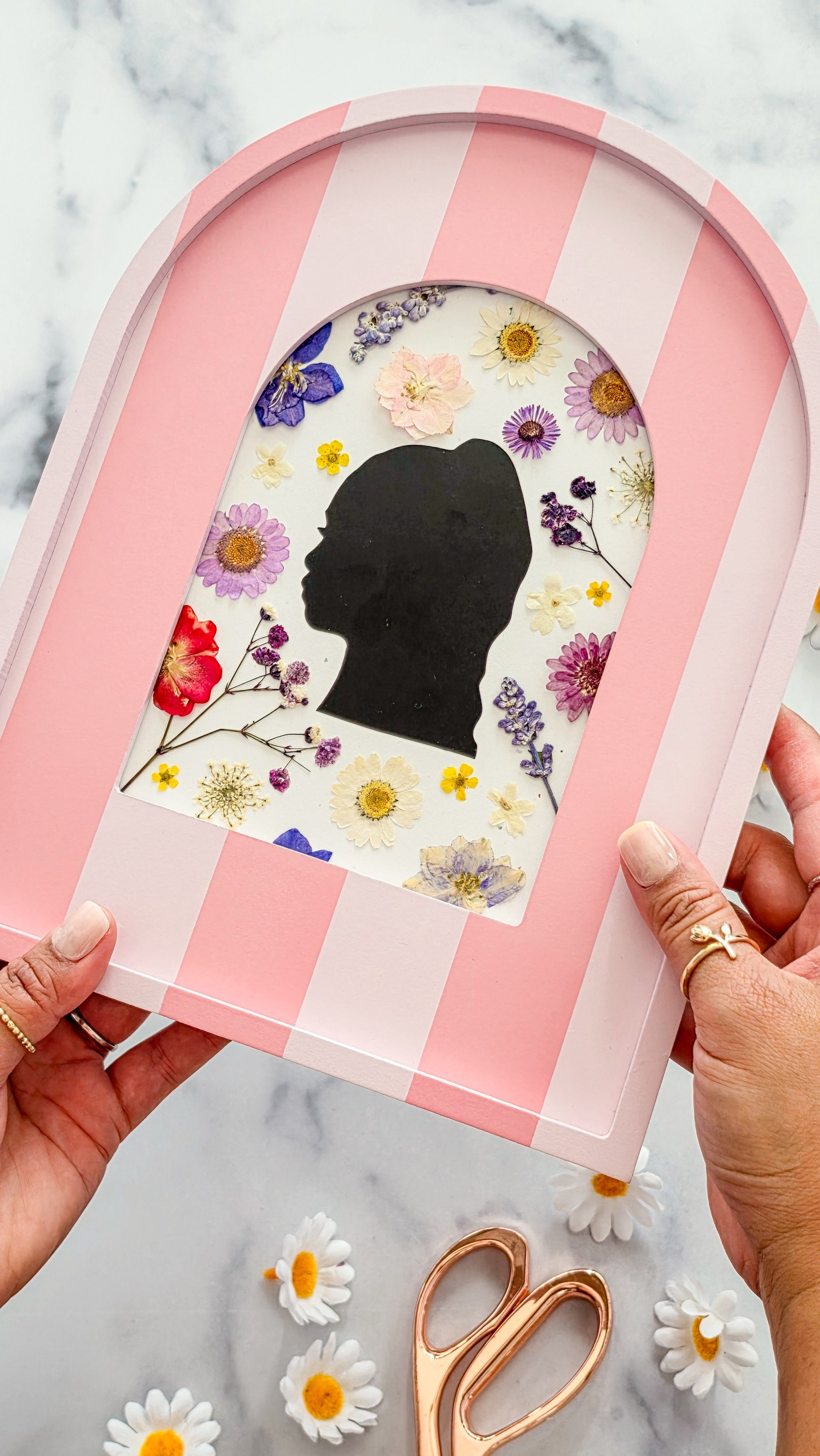 DIY Silhouette Floral Frame for Mother's day 🌸 

#LTKMothersDay #LTKmomlife #LTKHome