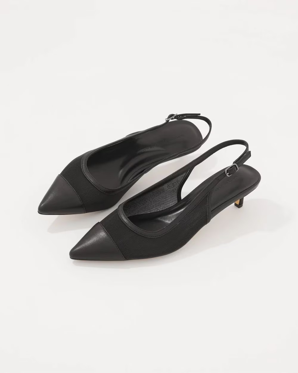 Mesh Kitten Heel Pump | White House Black Market