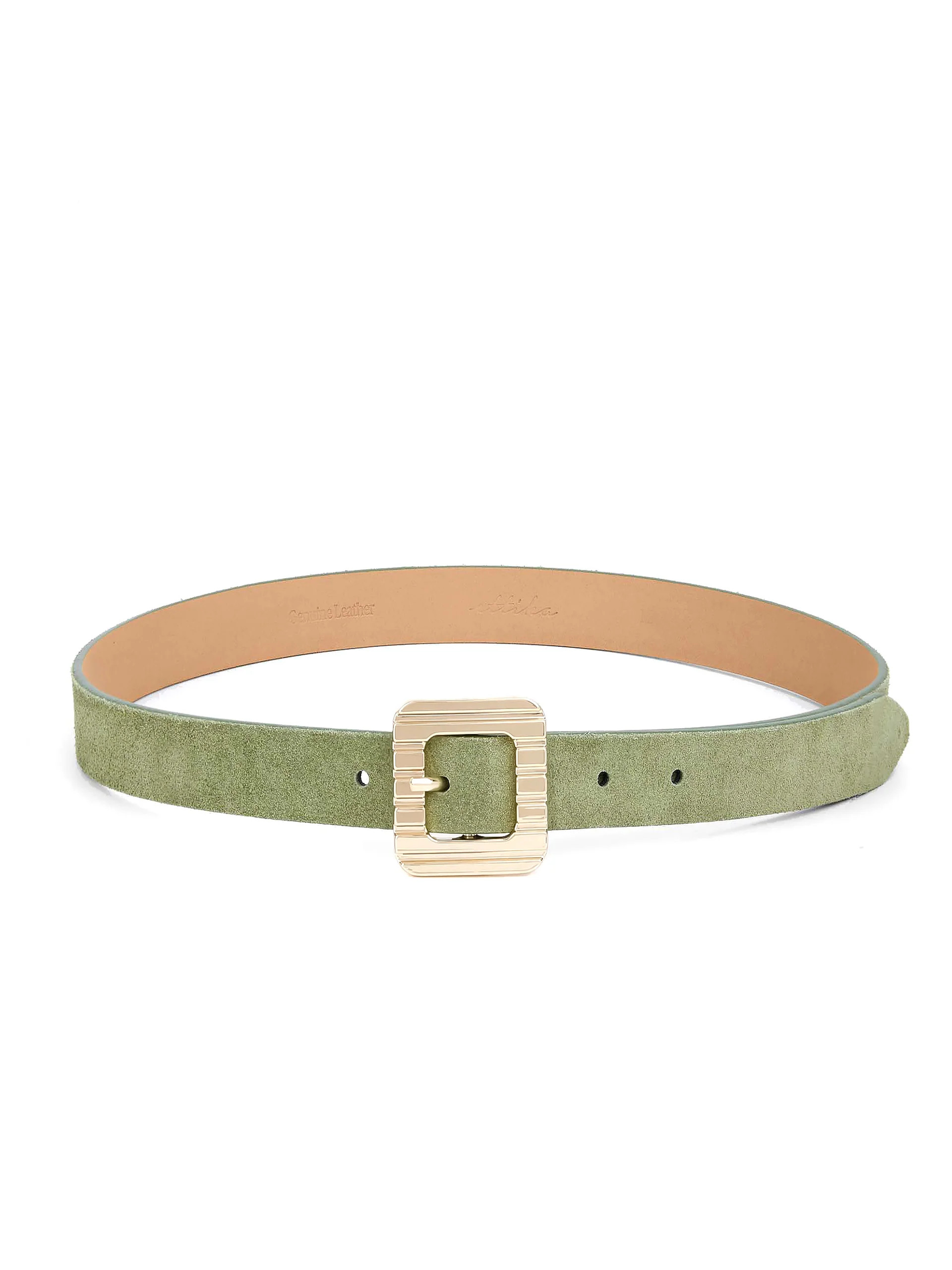 Timeless Texture Belt in Olivine | Ettika