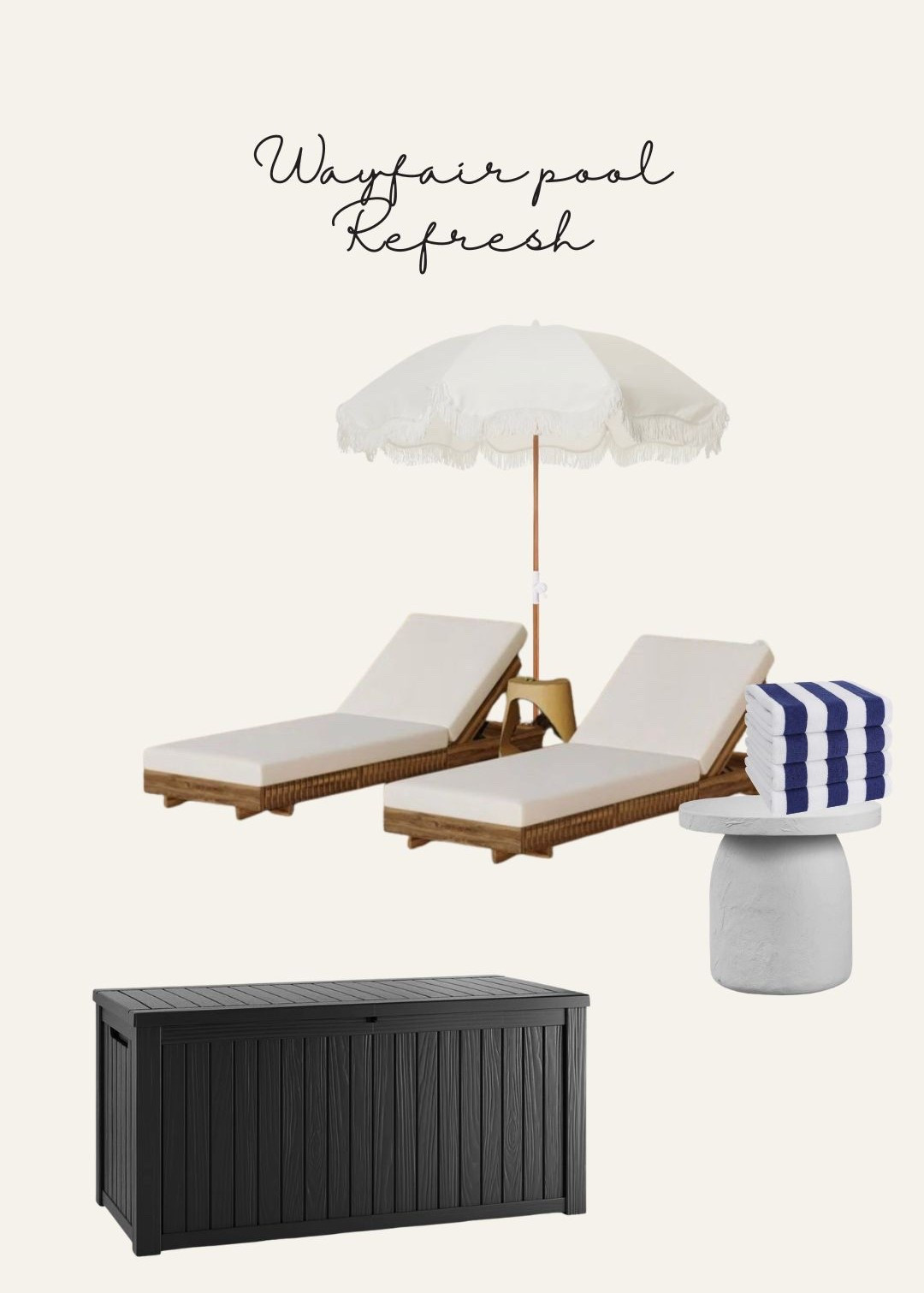 @Wayfair pool refresh 