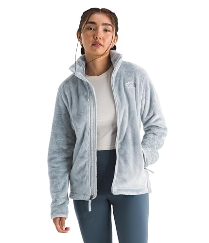 The North Face Women's Osito Full Zip Fleece Jacket (Standard & Plus Size) - Soft & Lightweight Fleece, Secure Zip Pockets, Frost Grey, Small | Amazon (US)