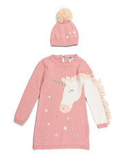 BOPSTER & MIMI
Toddler Girls Unicorn Fringe Sweater Dress With Hat
$19.99
Compare At $28 
help
 | Marshalls