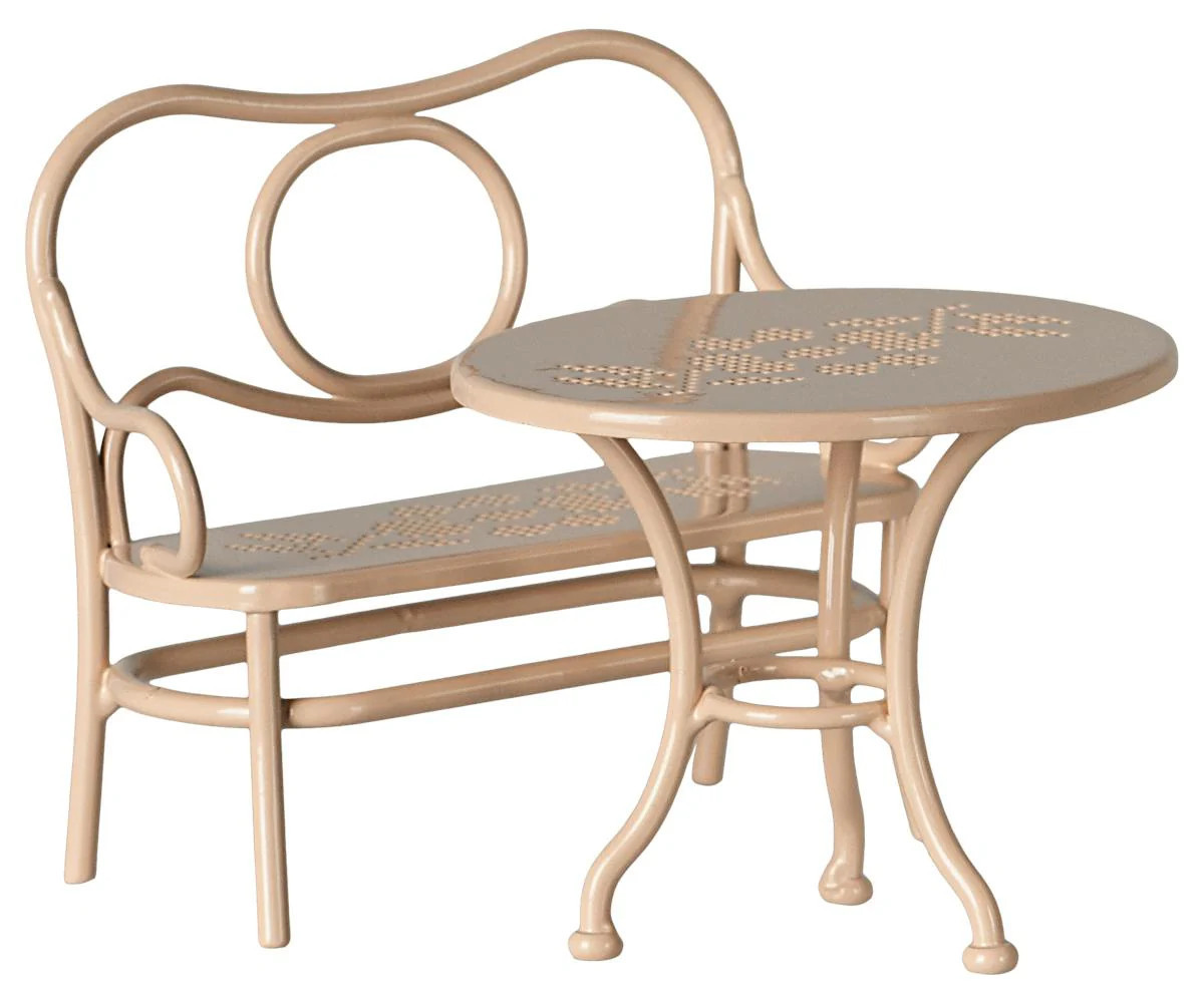 Café set, Mouse, Big - Pale pink Pink | Maisonette