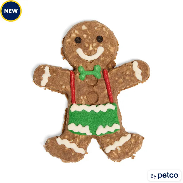 Merry Makings Gingerbread Man Munchy Chew for Dogs, 0.95 oz. | Petco