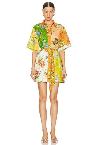 Alemais Hotel Lamu Spliced Mini Dress in Multi from Revolve.com | Revolve Clothing (Global)