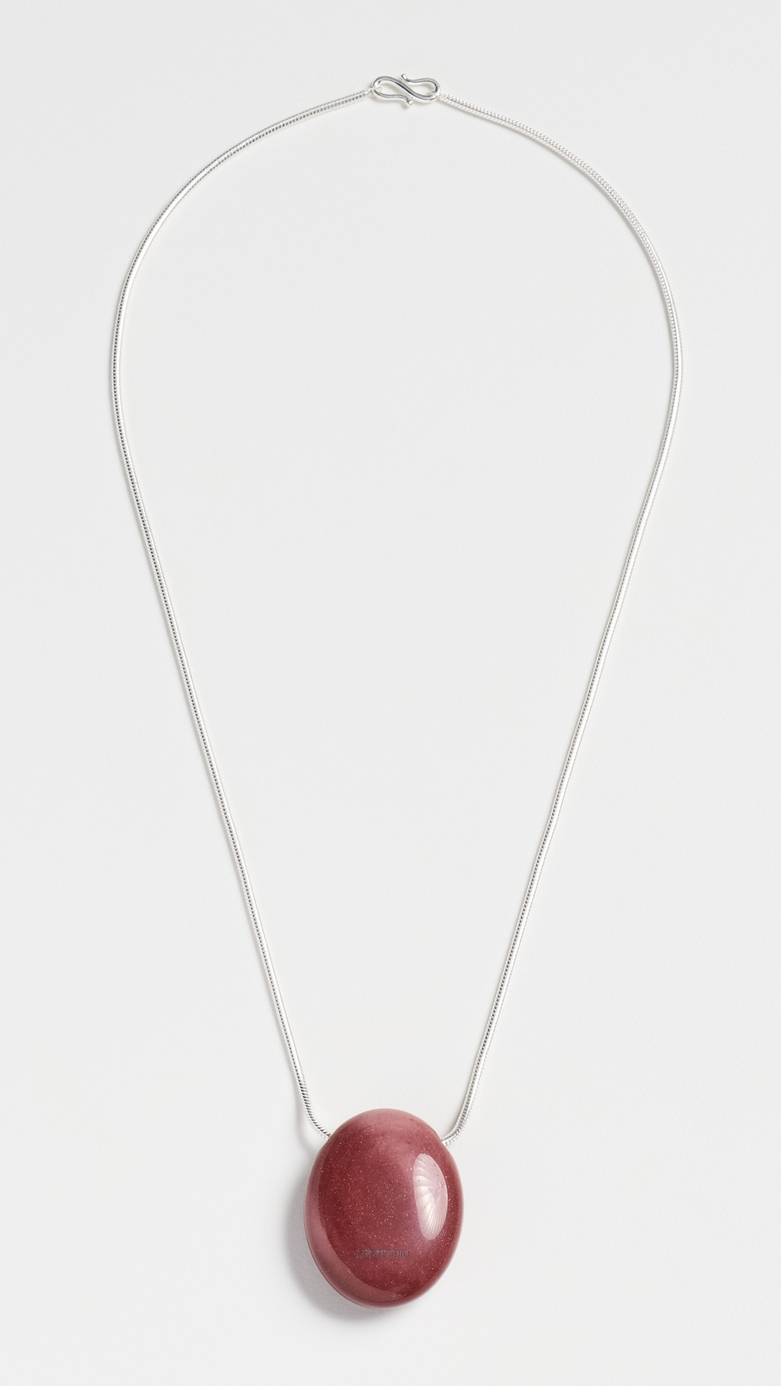 LIÉ STUDIO The Julia Necklace Silver Red Mookiate One Size | Shopbop