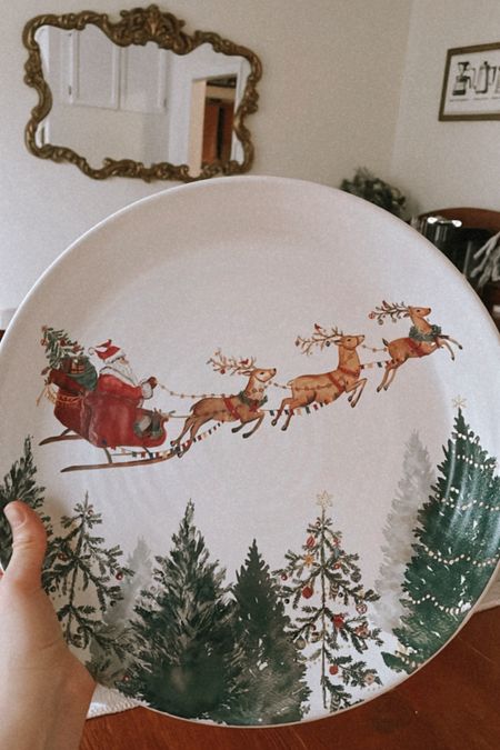 Platter, Christmas platter, Santa, cookies for Santa plate, Christmas, dinnerware, clearance, gift, plate

#LTKHoliday #LTKhome #LTKSeasonal