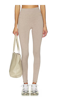 Varley Always Warm Base Layer Legging in Taupe Marl from Revolve.com | Revolve Clothing (Global)