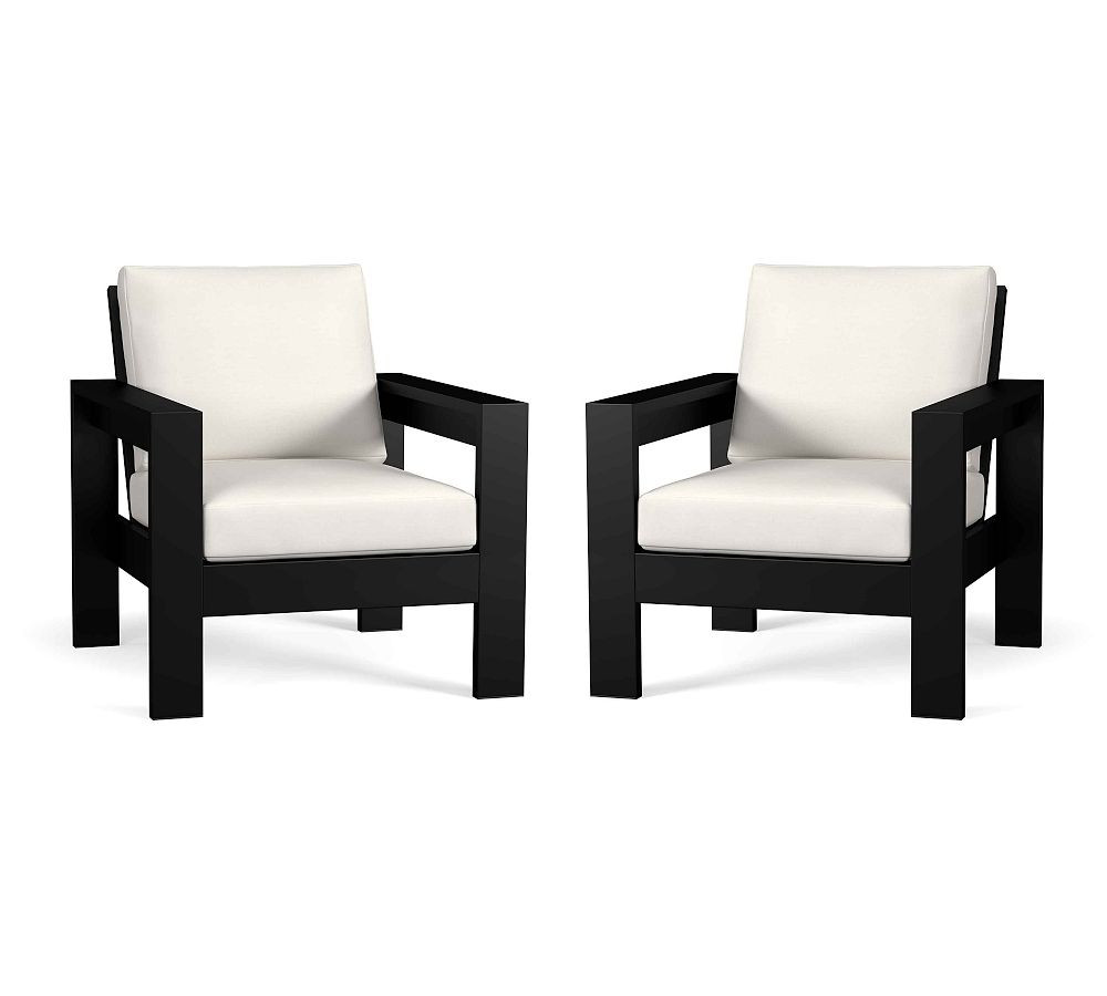 Malibu Metal Outdoor Lounge Chair | Pottery Barn (US)