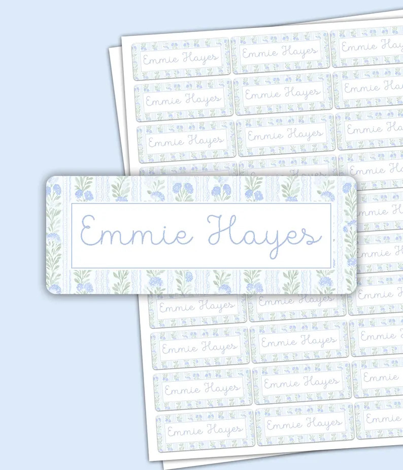 Personalized Name Labels | School Labels | Daycare Labels | Water Resistant Labels | Girl Labels ... | Etsy (Global)