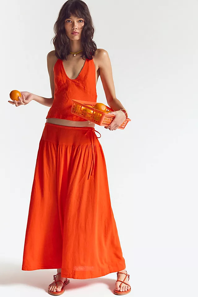 Sandshell Linen Skirt Set | Free People (Global - UK&FR Excluded)