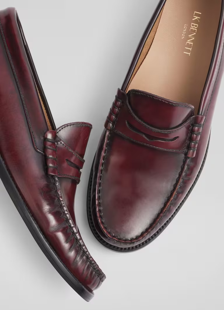 Solo Bordeaux Casual Loafer | L.K. Bennett (UK)