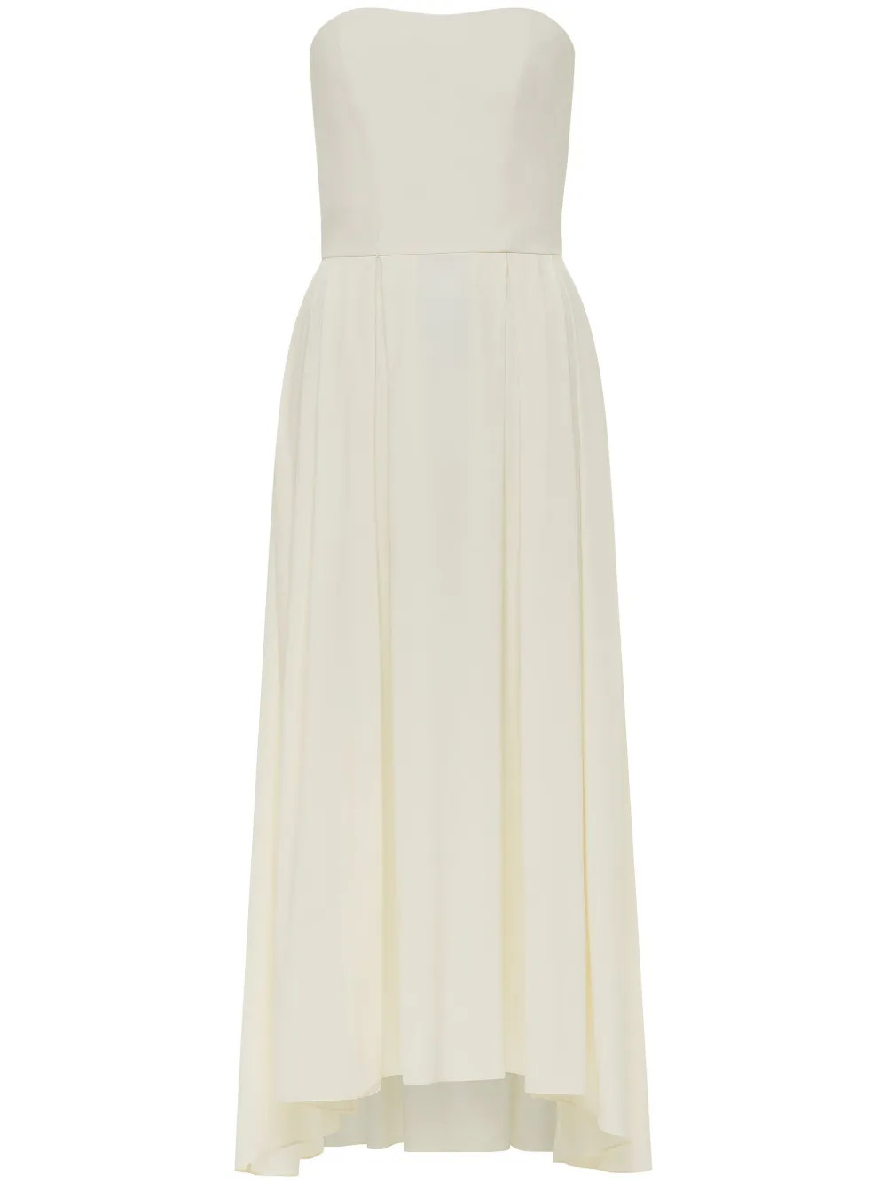 AZEEZA Robe En Soie Evi à Coupe mi-longue | Tons Neutres | FARFETCH FR | Farfetch Global