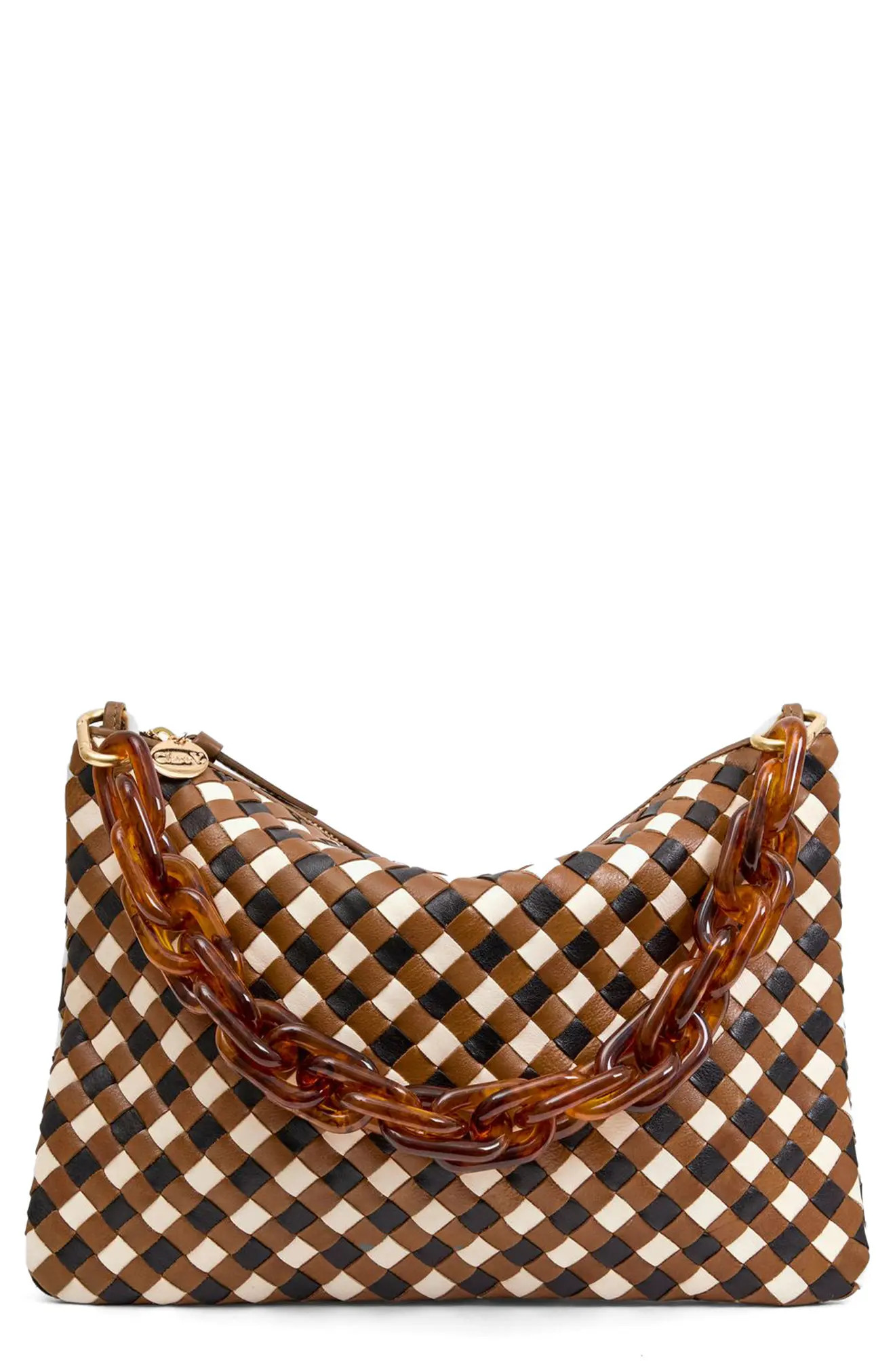 Clare V. Tricolor Woven Flat Clutch Purse (Women) | Nordstrom | Nordstrom
