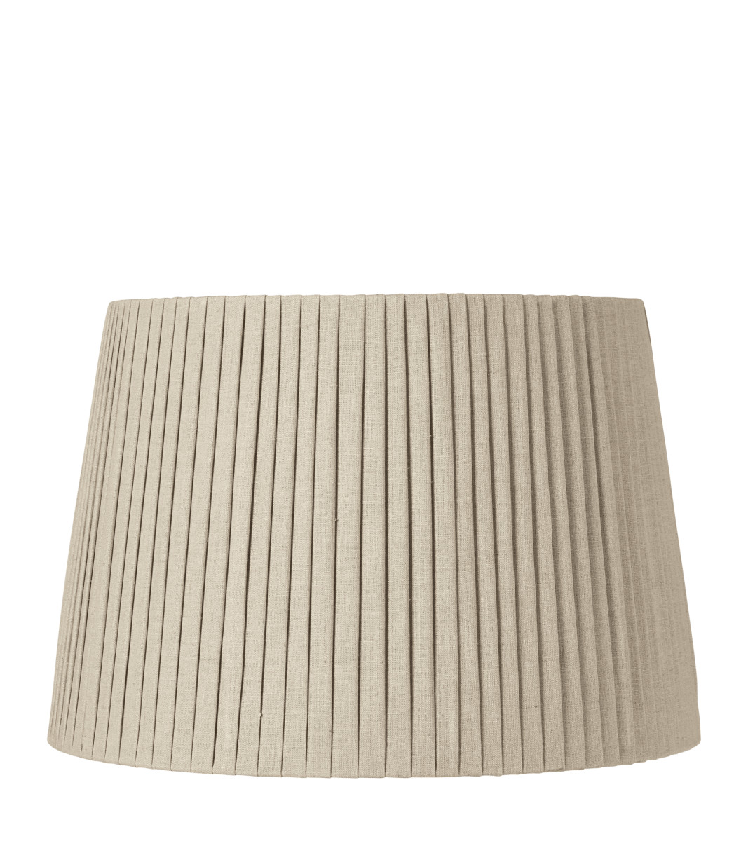 19.5in Pleated Linen Lampshade - Natural | OKA US