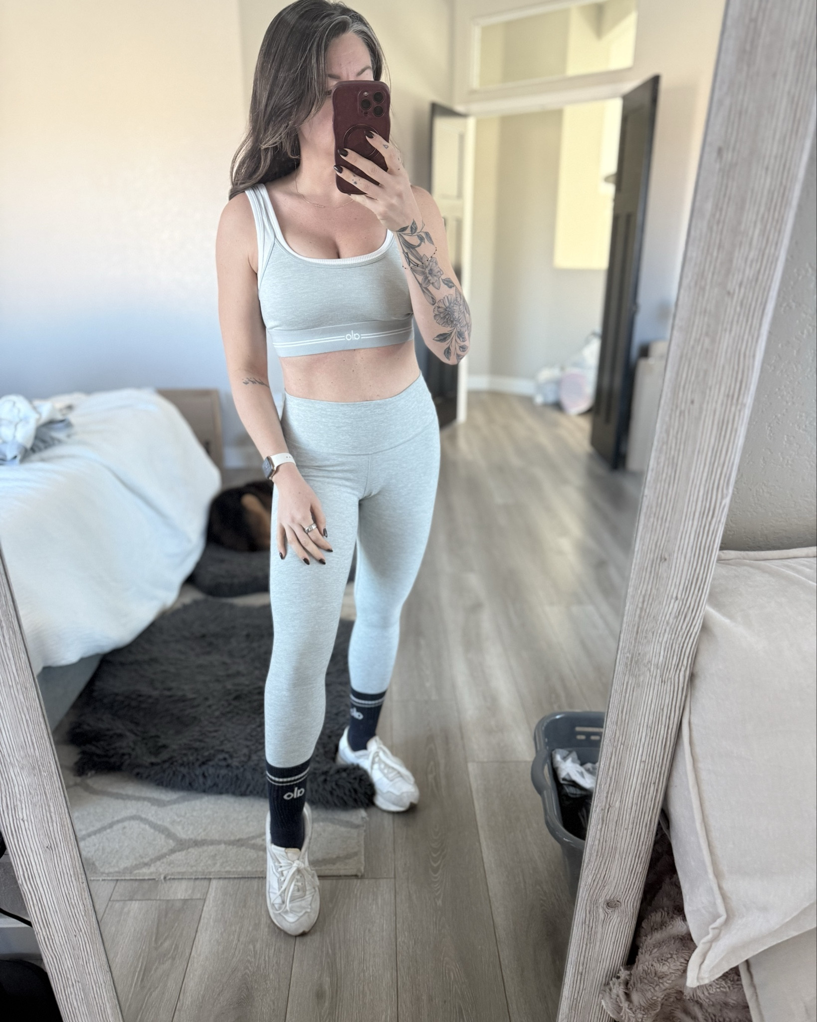 Taking a break from packing up the house for a family gym day...apparently brought to you by @Alo Yoga 

#LTKActive #LTKootd #LTKfitnessgoals