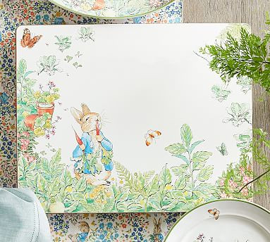 Peter Rabbit™ Garden Cork Placemats - Set of 4 | Pottery Barn (US)