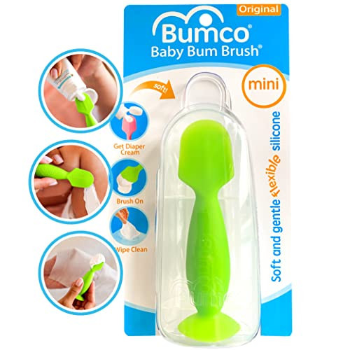 Bumco Travel Baby Diaper Cream Spatula with Protective Travel Case (Green) | Amazon (US)