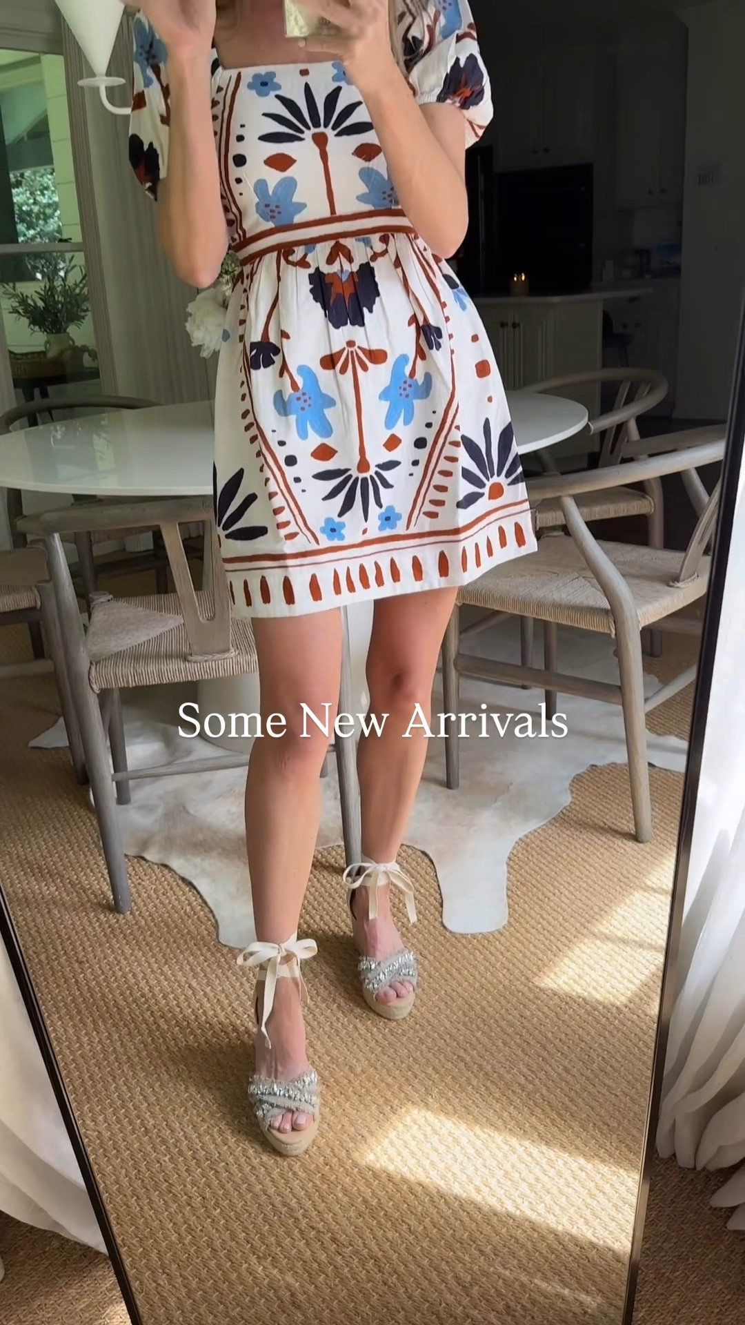 Fun new arrivals!! Quick try on :) size smalls, 26 shorts and denim, 9 jelly’s and 9 espadrilles! 