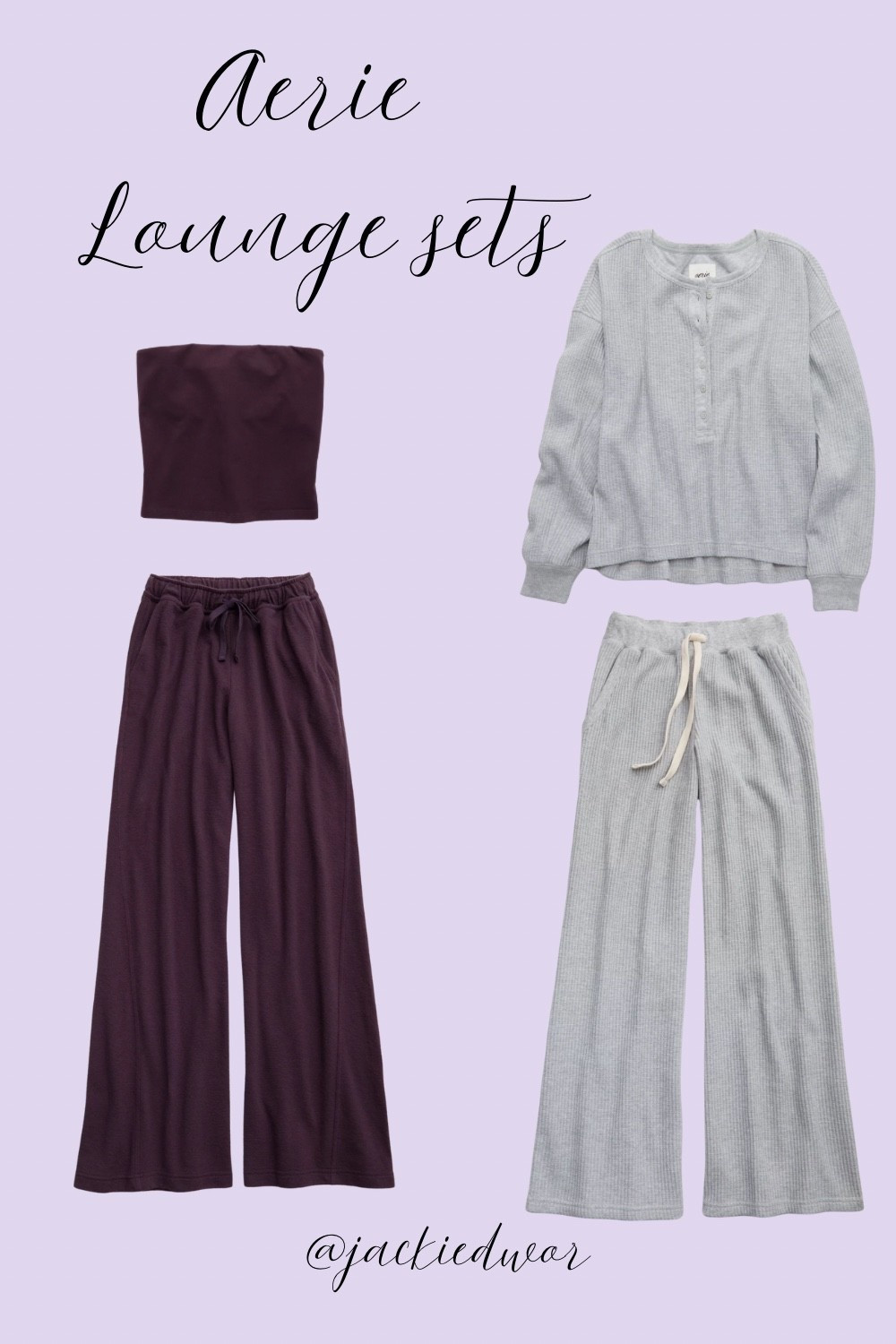 Aerie’s lounge sets are hitting this season🙌 love the different options for warm or cool weather while still being comfy

#LTKStyleTip #LTKFindsUnder50 #LTKSeasonal