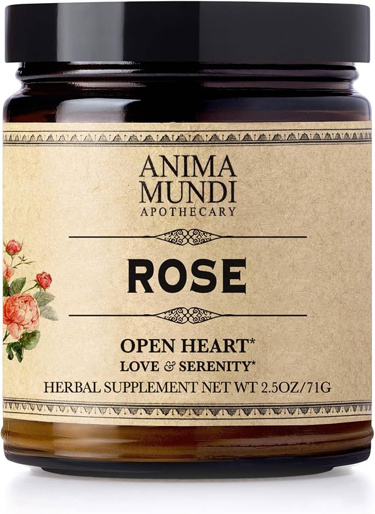 Anima Mundi Love + Serenity Rose Petal Powder - with Edible Dried Rose Petals & Buds - for Heart ... | Amazon (US)
