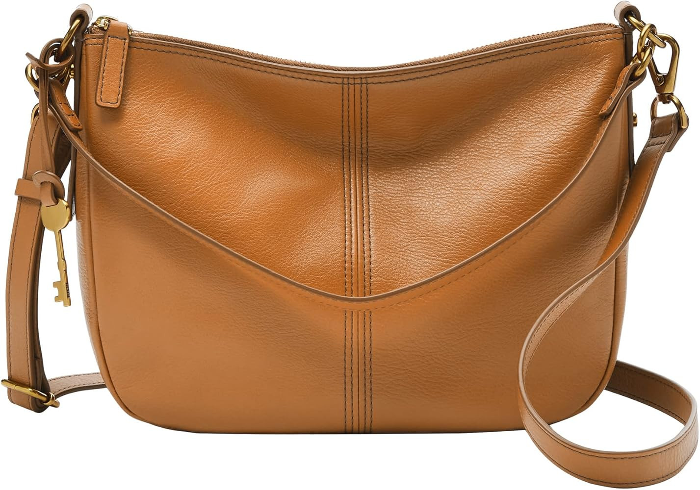 Fossil Women's Jolie Leather Crossbody Purse Handbag | Amazon (US)