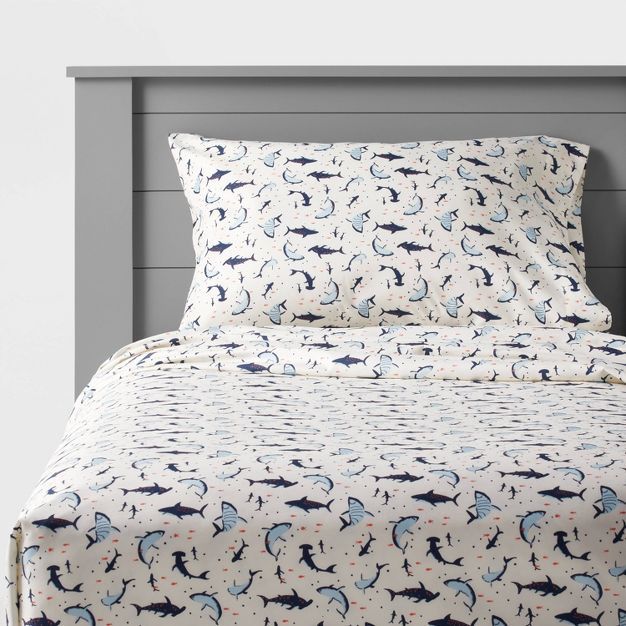 Shark Microfiber Sheet Set - Pillowfort™ | Target