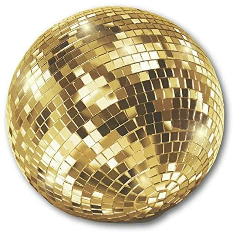 8 Inch Mirror Disco Ball Great for Stage Lighting Effect or as a Room decor. (Gold) | Walmart (US)