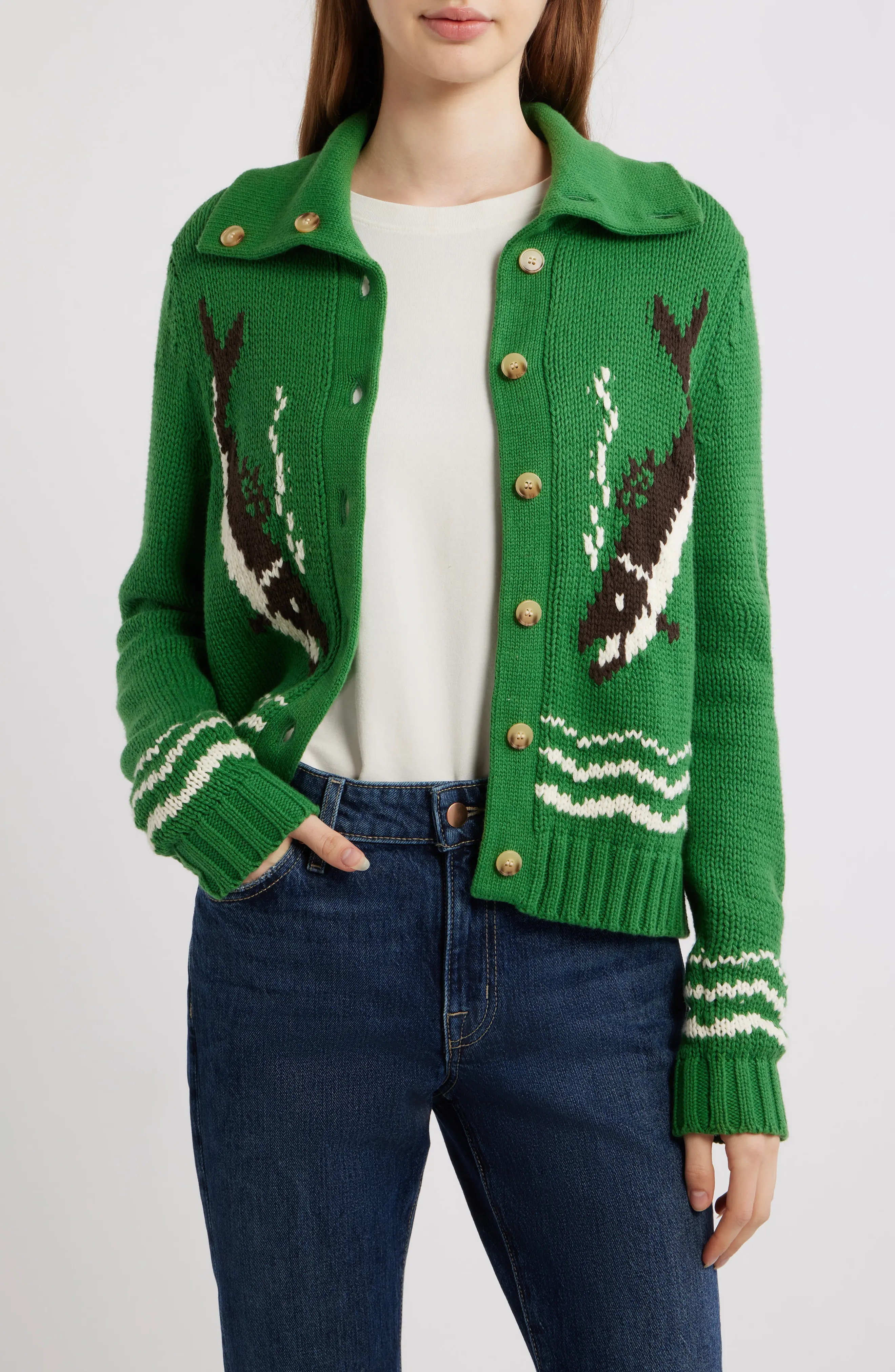 THE GREAT. The Bass Cardigan (Women) | Nordstrom | Nordstrom