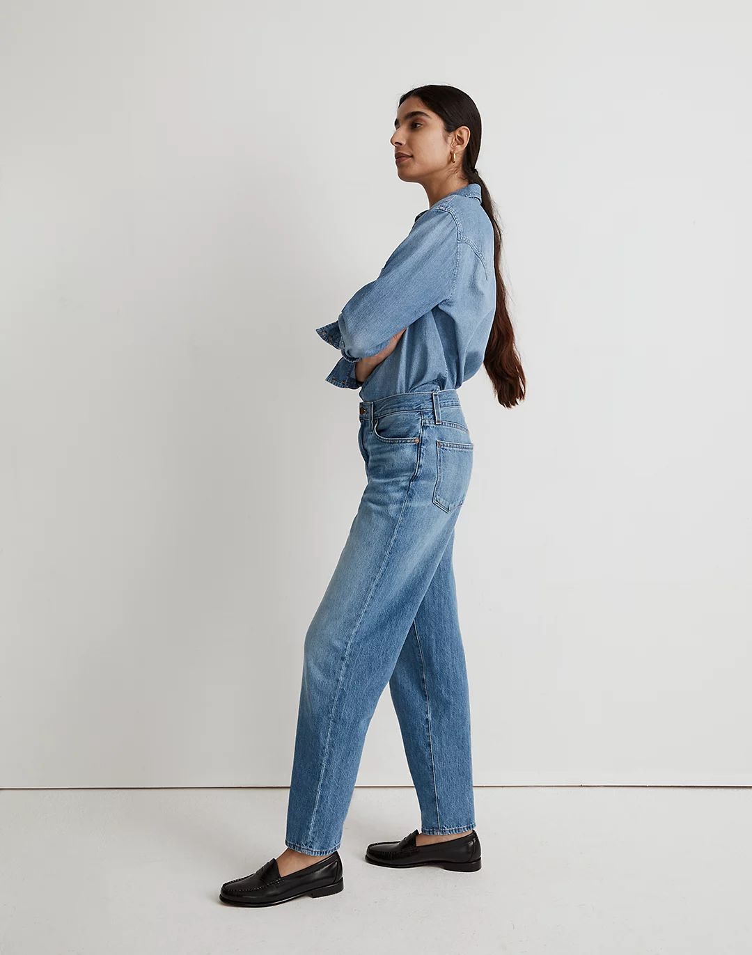 The Slouchy Boyjean in Rosewell Wash | Madewell