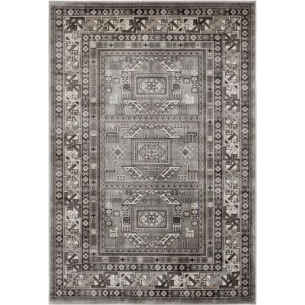 Buono Gray Viscose Area Rug | Wayfair North America