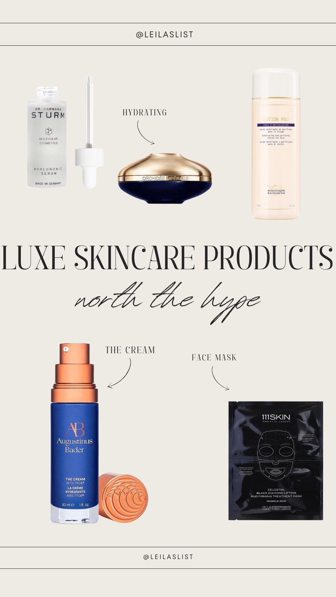 5 luxe skincare products worth the hype  

#beautyproducts #beauty #skincare 

#LTKselfcare #LTKBeauty #LTKmorningroutine