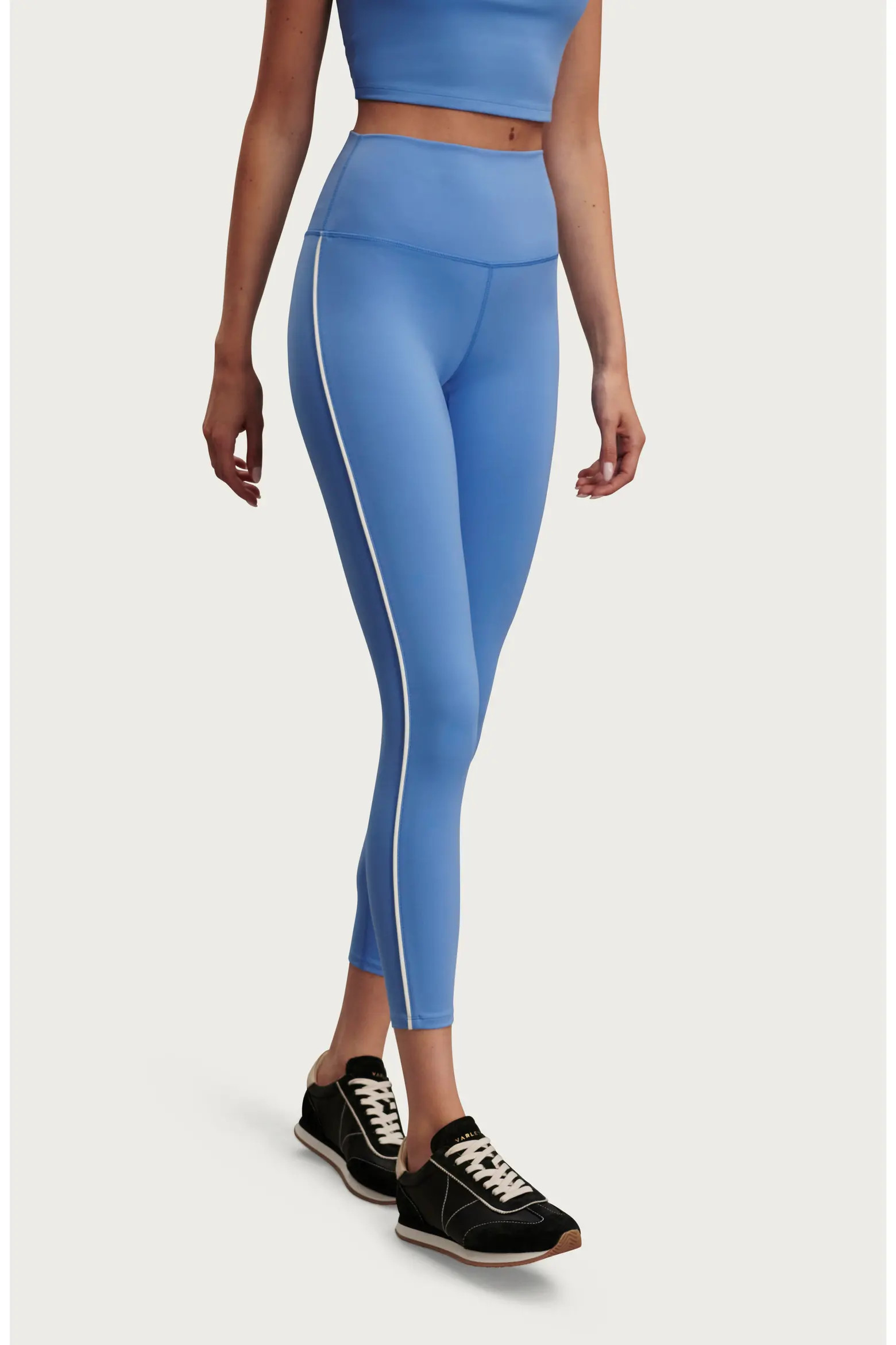 Varley FreeSoft Piped High Waist 7/8 Leggings (Women) | Nordstrom | Nordstrom