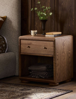 Cormack Nightstand by Amber Lewis x Four Hands, Natural Oak | Lulu and Georgia 