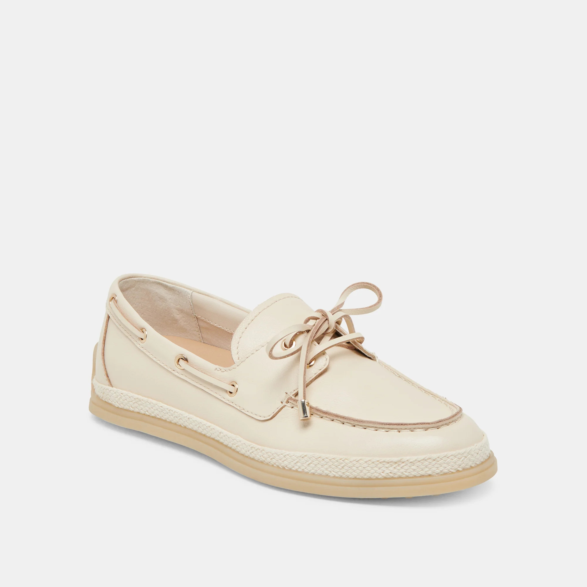 DORIS LOAFERS BONE LEATHER | DolceVita.com