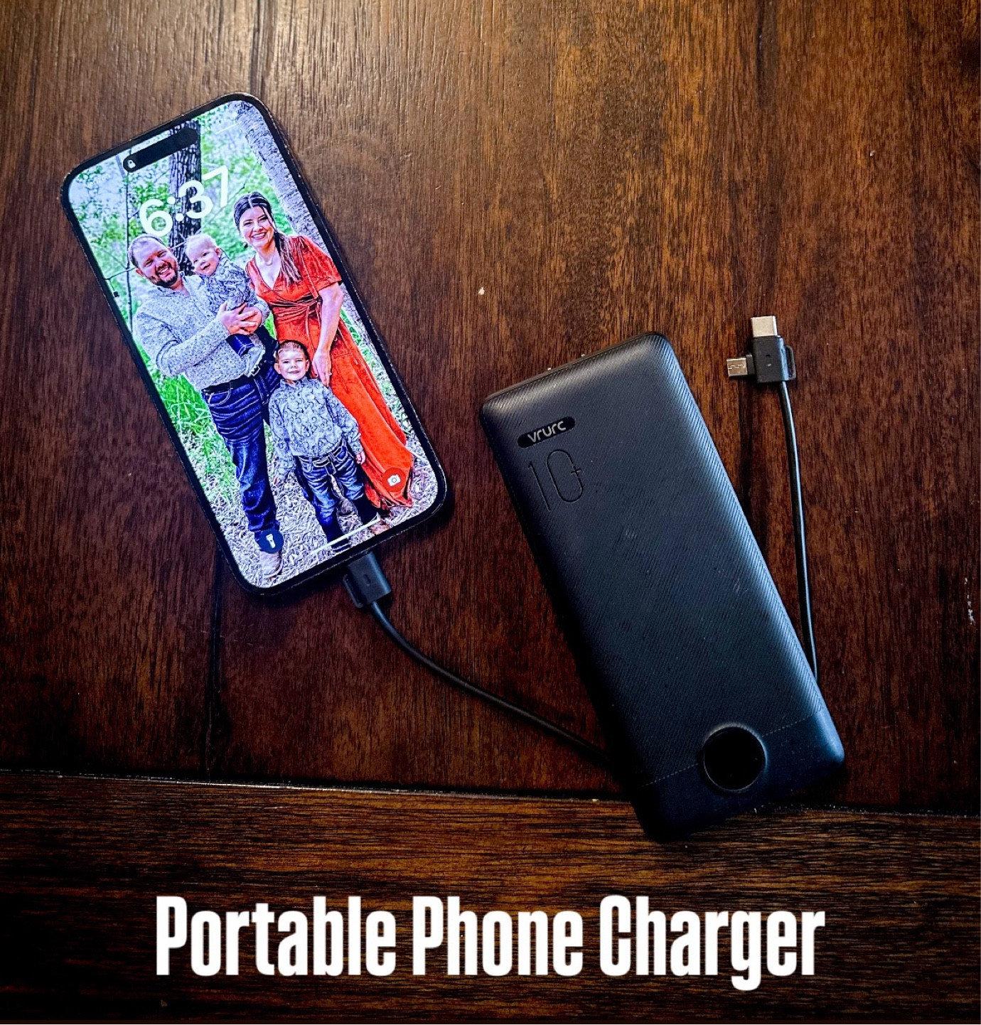 THE best portable charger I have yet to try! Love that this one charges more than just my iPhone. I use it for Braxton’s Amazon tablet, Ridge’s sound machine, our portable fan, and so much more! It’s on a limited time Amazon deal and also has a $2 coupon right now, so be sure to score that while you can! 

#amazonfinds #amazondeals #salealert #portablecharger #iphoneaccessories 

#LTKGiftGuide #LTKSaleAlert #LTKFindsUnder50